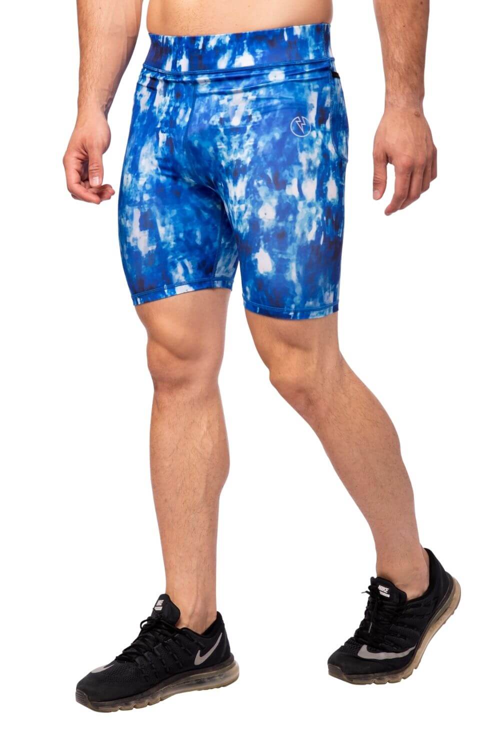 Blizzard Men's Compression Shorts Blue Kapow Meggings