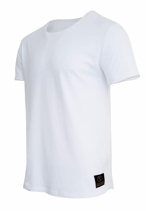 Kapow Meggings Men's Longline Scoop Hem 100% Cotton T-Shirt, Midnight,  Small : : Clothing, Shoes & Accessories