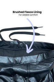 Berlin Faux Leather Meggings (Fleece Lined)