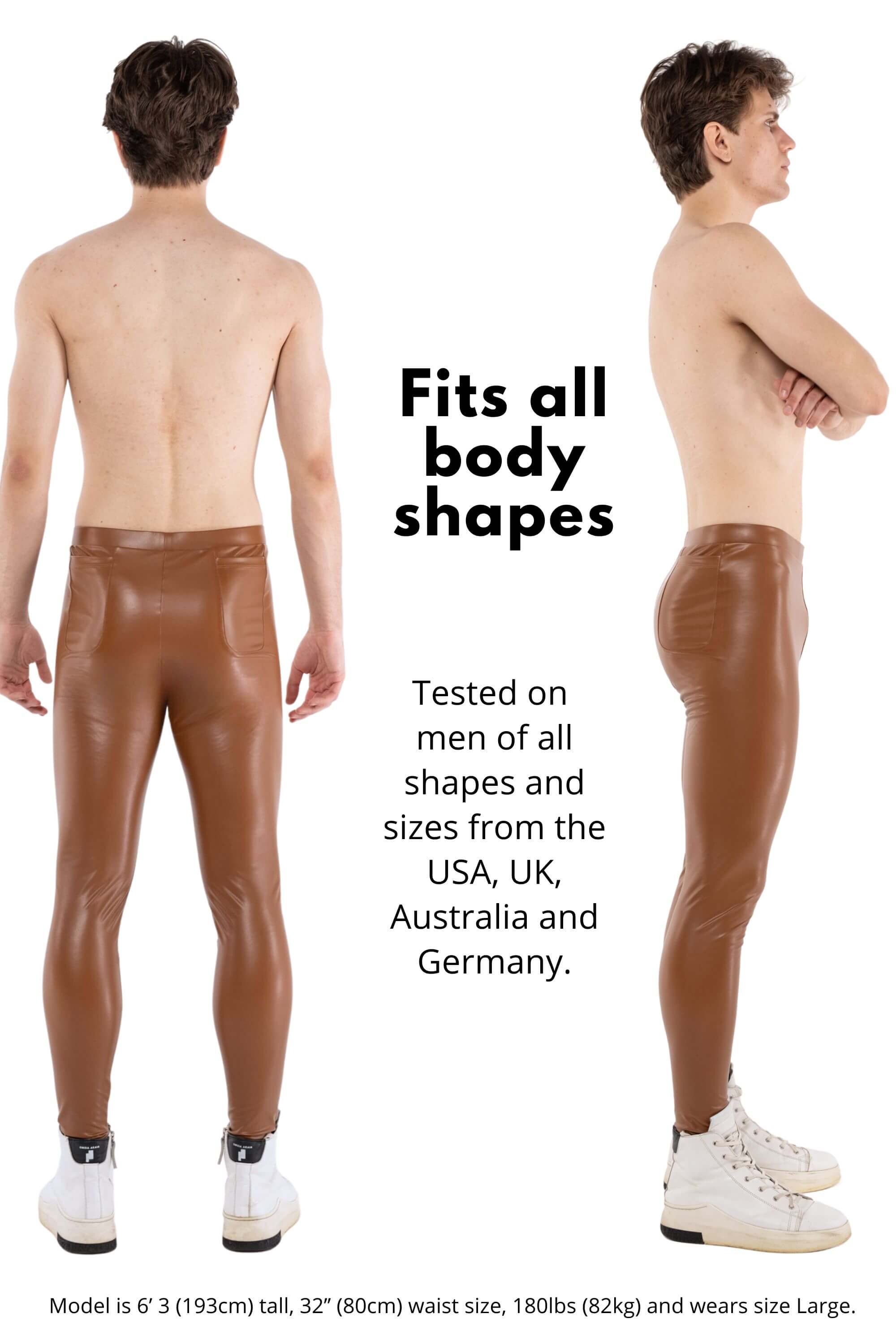 Cairo Faux Leather Meggings