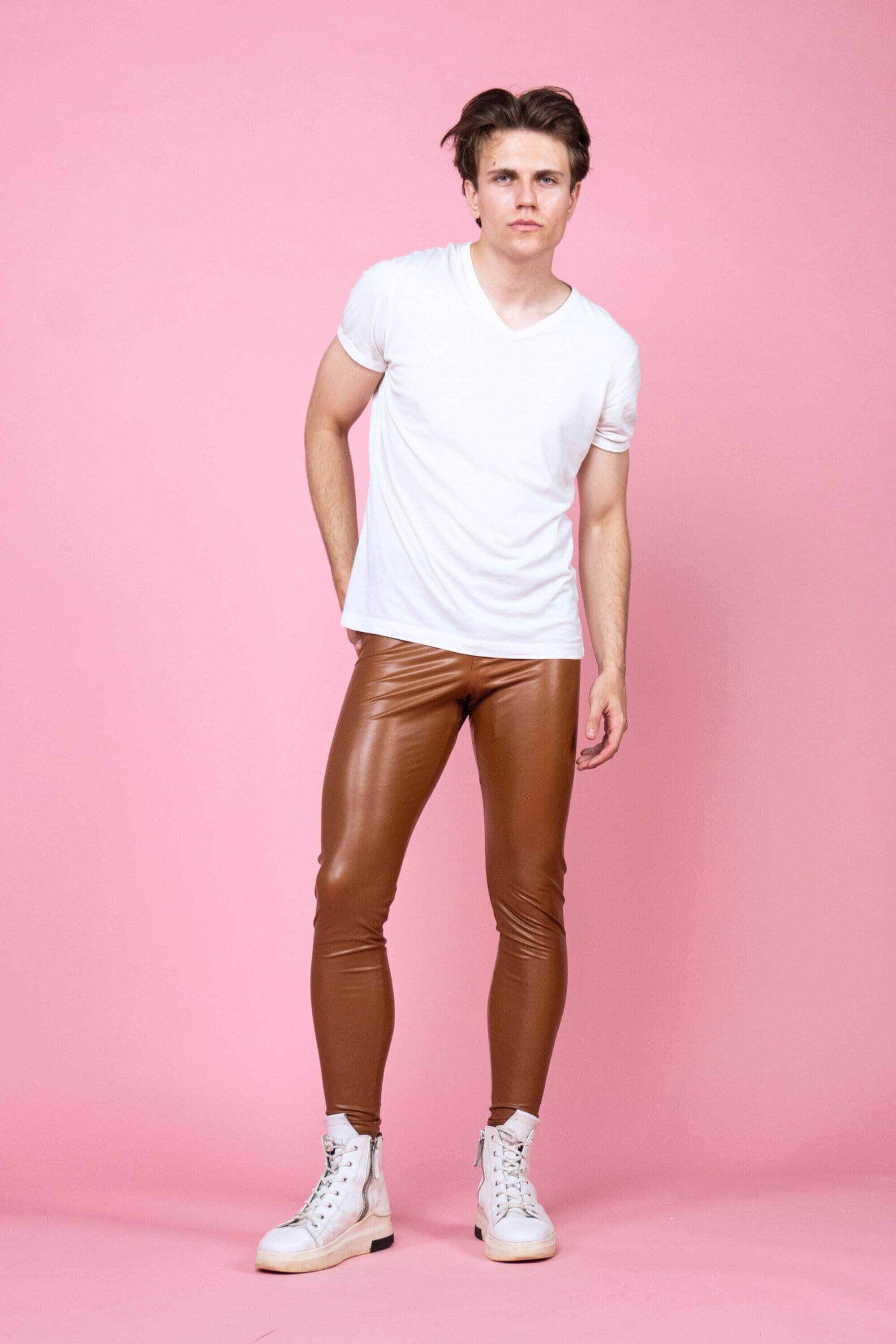 Cairo Faux Leather Meggings