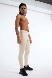 Palermo Faux Leather Leggings full body side angle