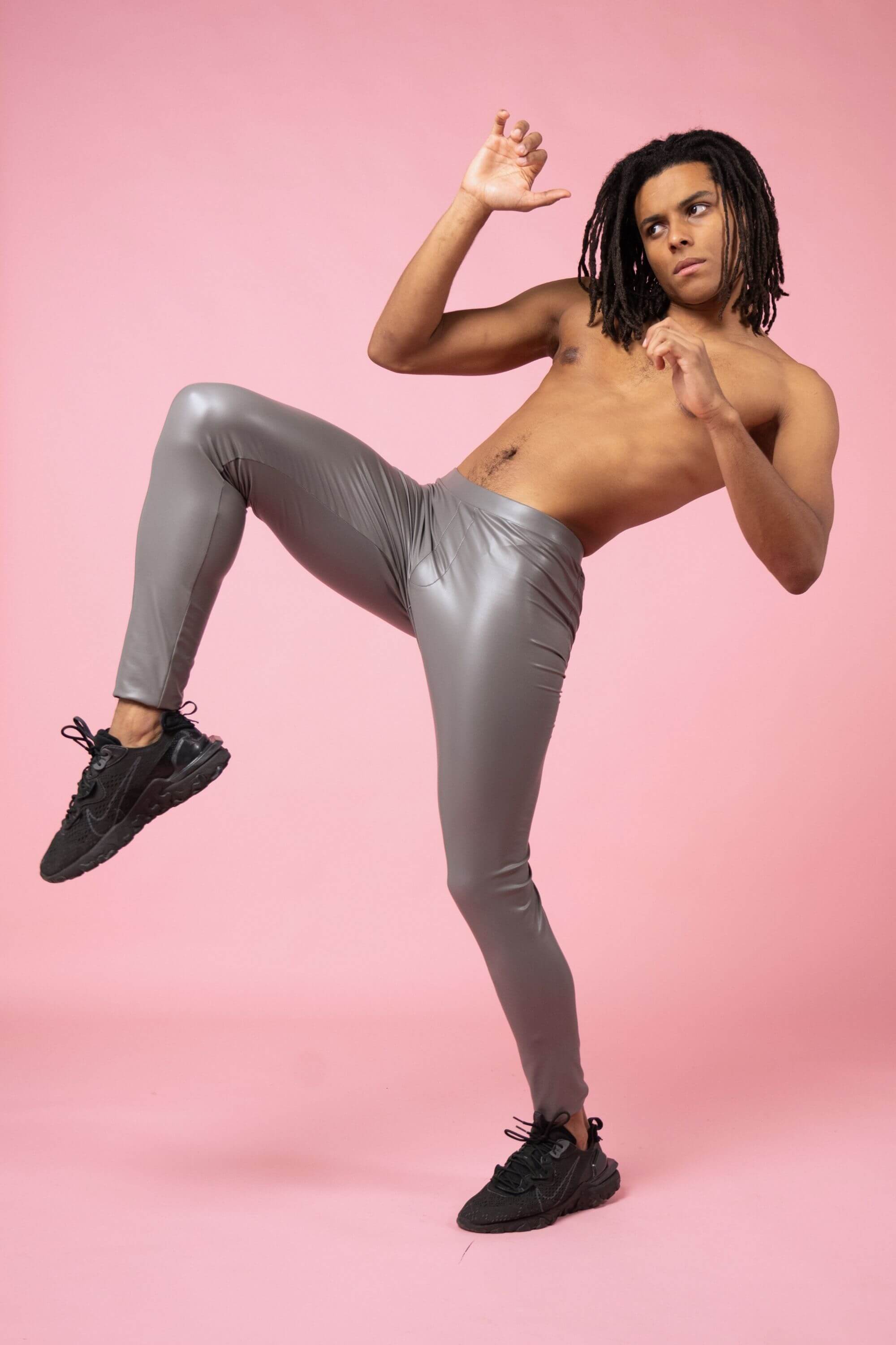 Vienna Faux Leather Meggings