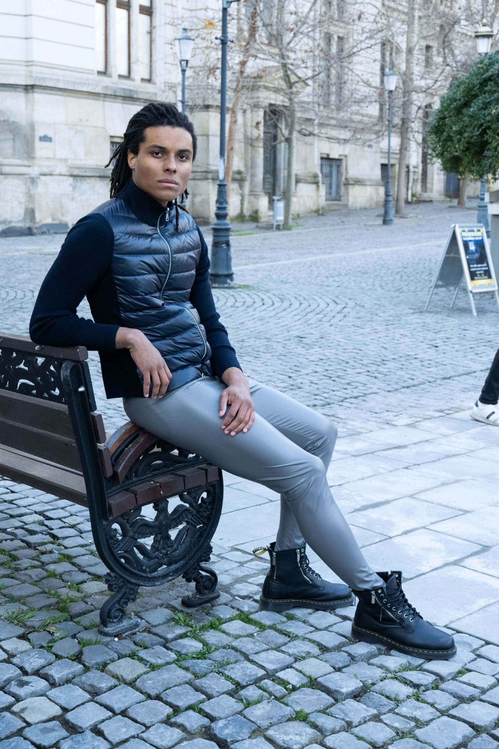 Vienna Faux Leather Meggings