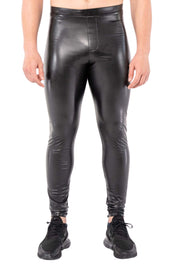 Berlin Faux Leather Meggings (Fleece Lined)