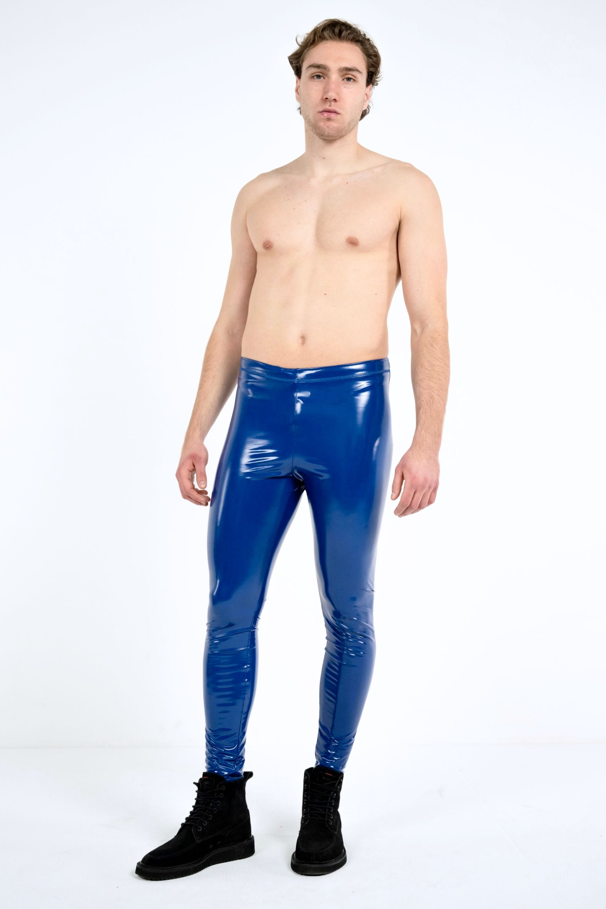 Billy Blue Men's Vinyl Leggings | Kapow Meggings