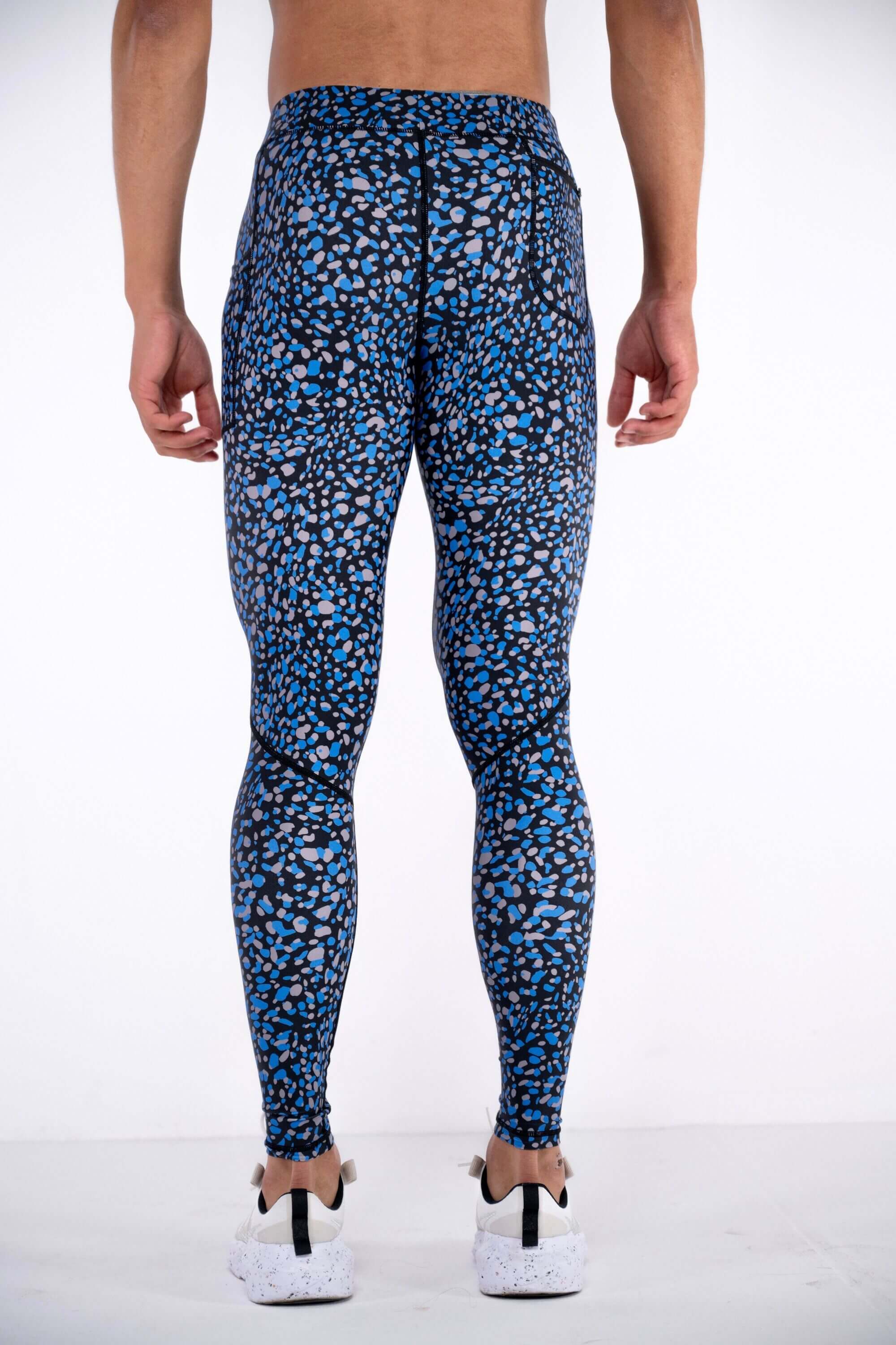 Pluton Men's Performance Leggings Dots Kapow Meggings