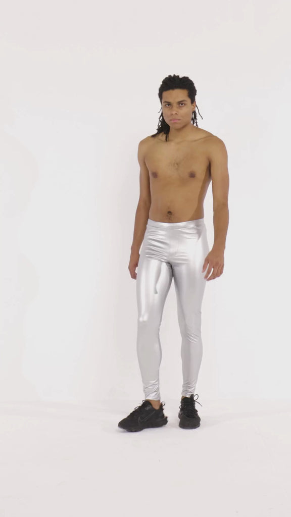 Oslo Faux Leather Leggings front view