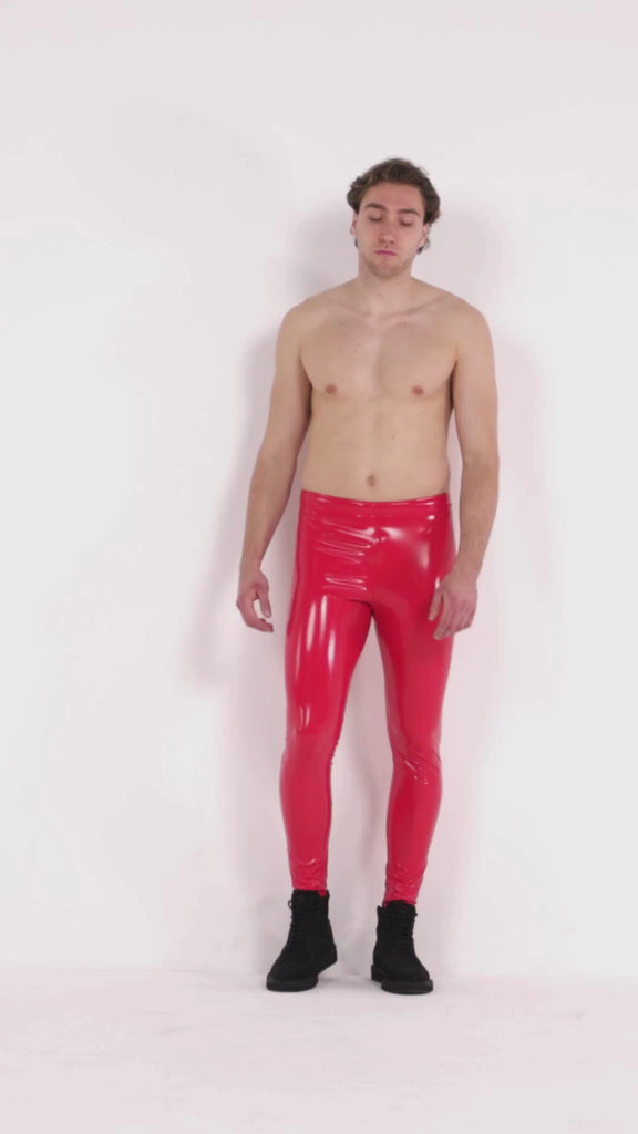 Red Ned Vinyl Meggings - Kapow Meggings