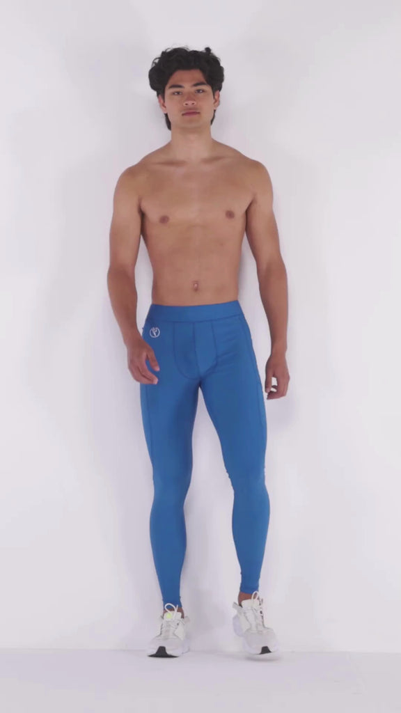 Admiral Blue Meggings with Removable Crotch Pad - Kapow Meggings