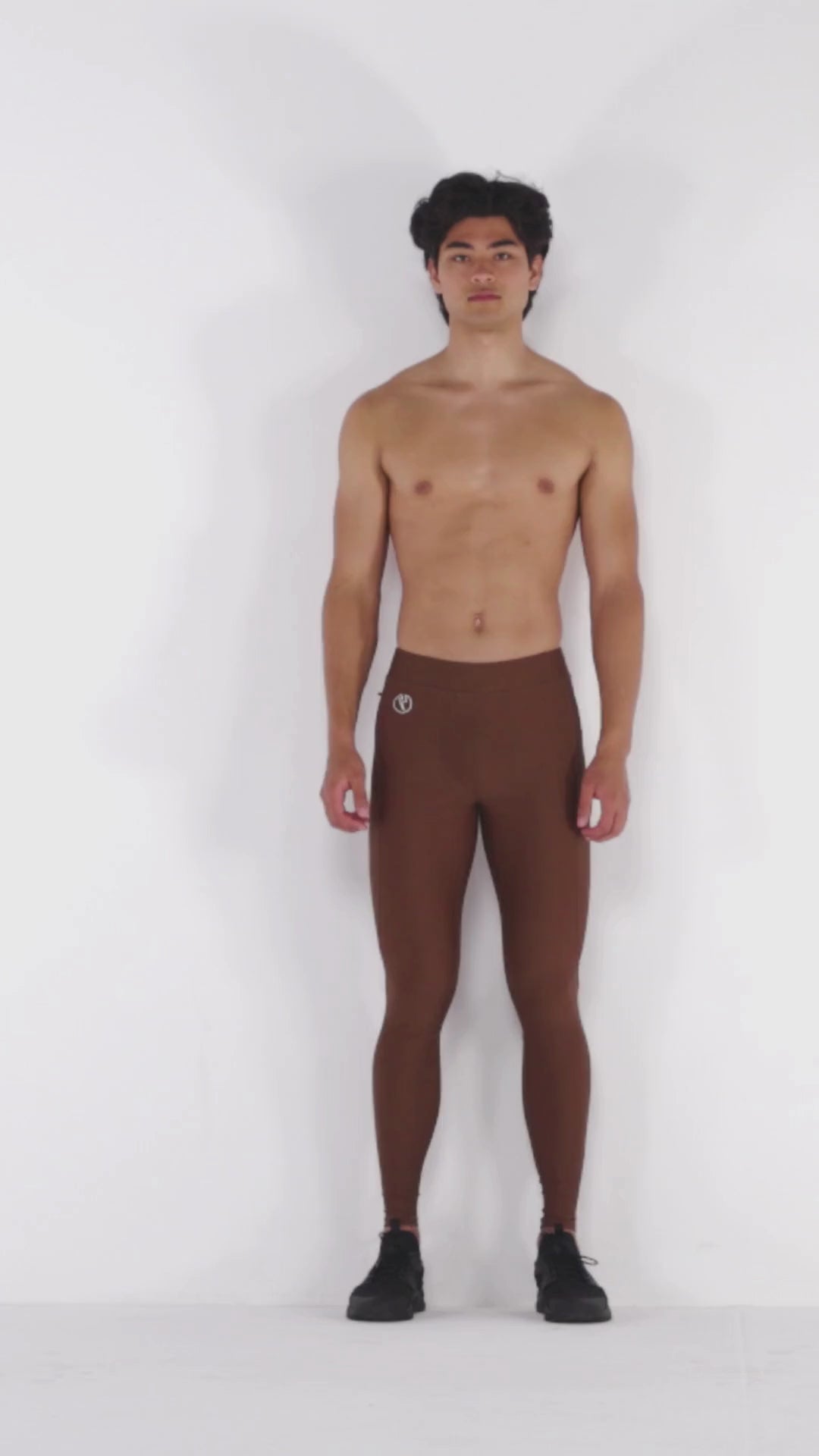 Mustang Brown Meggings with Removable Crotch Pad - Kapow Meggings