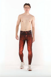 Rust Jean Ringo Meggings