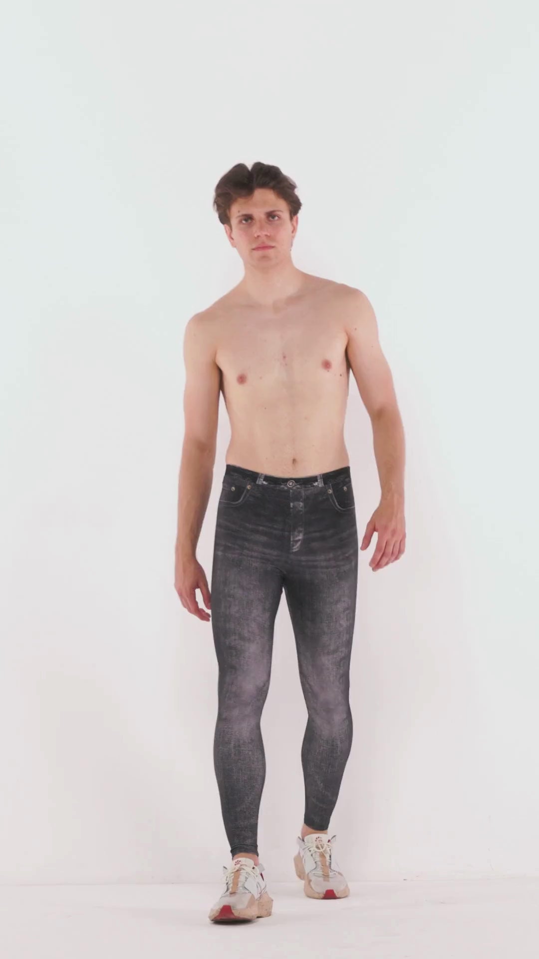 Dark Denim Dave Meggings