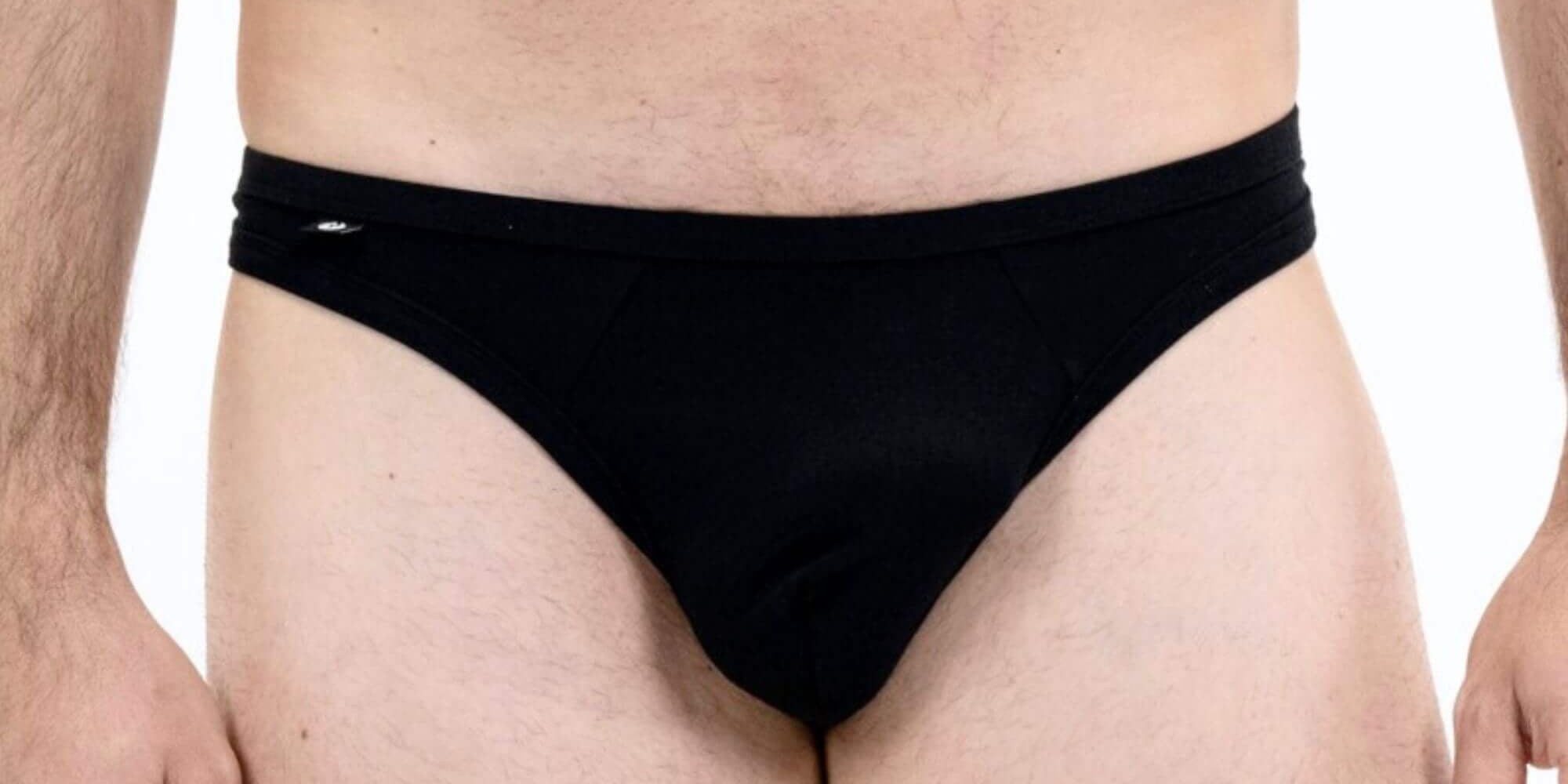 Black Thong - Kapow Meggings