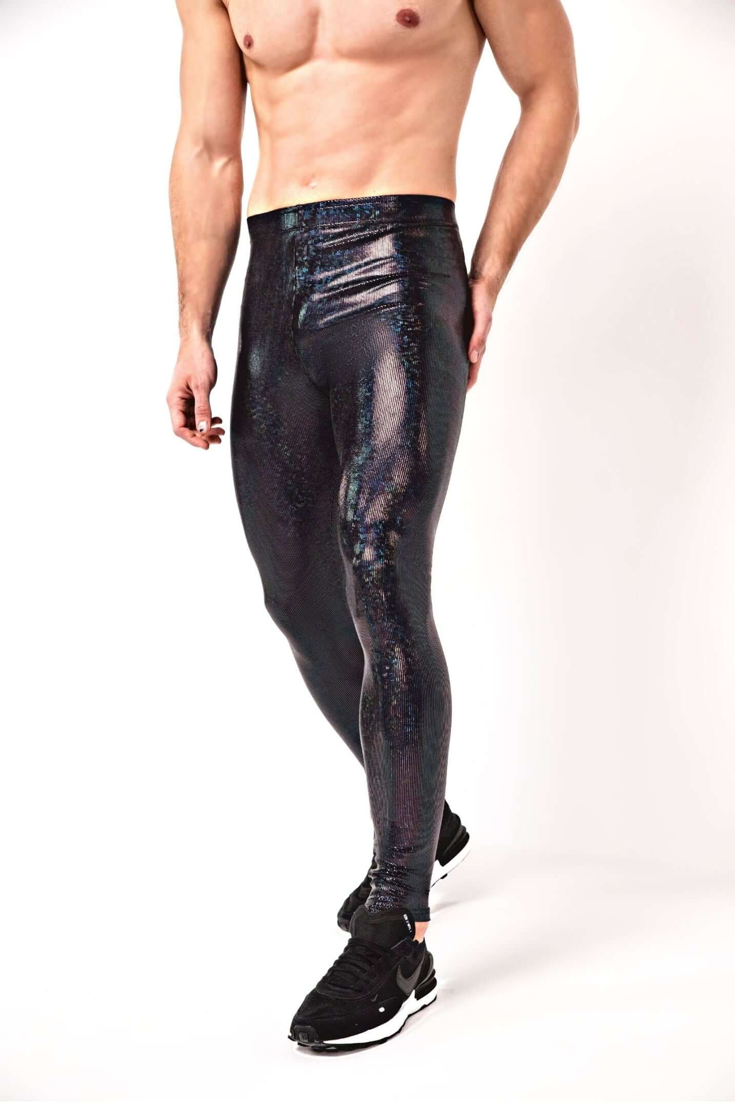 Kapow Meggings Review Kapow Meggings, Männer Leggings Aus Metallic & Anderen Spezialstoffen Latex Leggings