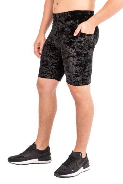 Velvet Junior l Black Velvet Men s Shorts Kapow Meggings